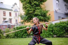 TARNÓW-17 MAJ 2014, Muzeum Etnograficzne, Ratusz -  Pokazy sztuk walki, Terakotowa Armia Chińska, widok z wieży Ratusza w ramach Międzynarodowej Nocy Muzeów